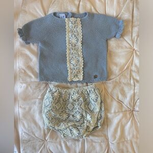 JULIANA matching baby girl set. Size 6 months